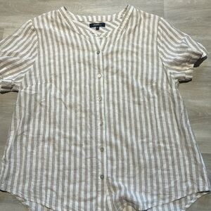 Angels Forever Young Blouse, Linen Blend, Size L